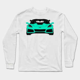 Z06 ZR1 TURQUOISE Long Sleeve T-Shirt